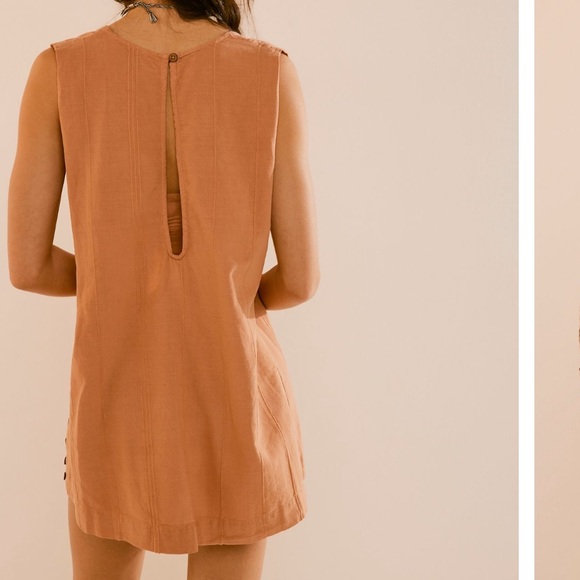 Free People Yara Set in Maple Coffee S - Picture 3 of 8